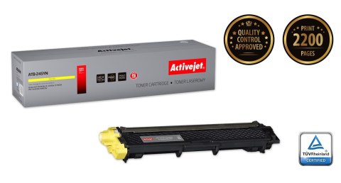 Toner Activejet ATB-245YN (zamiennik Brother TN-245Y; Supreme; 2200 stron; żółty)