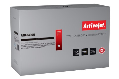 Toner Activejet ATB-3430N (zamiennik Brother TN-3430; Supreme; 3000 stron; czarny)