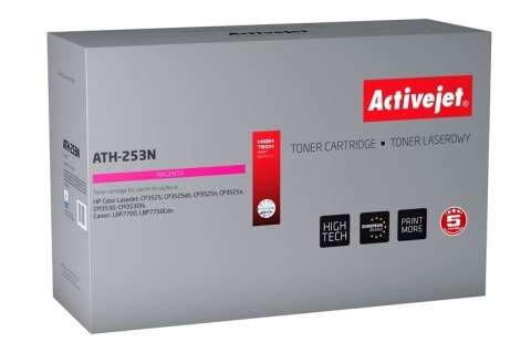 Toner Activejet ATH-253N (zamiennik HP 504A CE253A, Canon CRG-723M; Supreme; 7000 stron; czerwony)