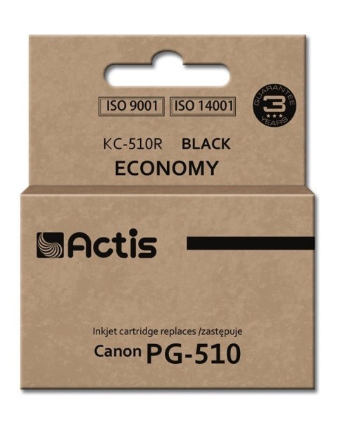 Tusz ACTIS KC-510R (zamiennik Canon PG-510; Standard; 12 ml; czarny)