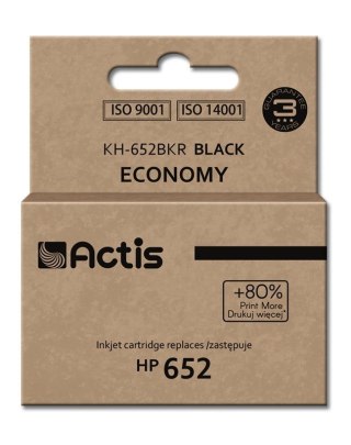 Tusz ACTIS KH-652BKR (zamiennik HP 652 F6V25AE; Standard; 15 ml; czarny)