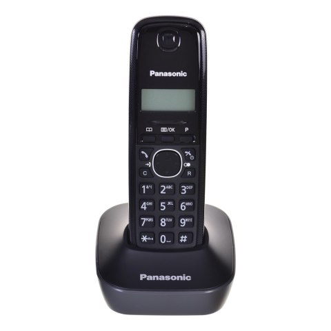 Telefon stacjonarny Panasonic KX-TG1611PDH (kolor czarny)