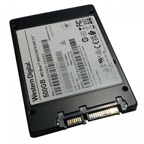 Dysk SSD WD Blue SA510 500GB 2,5"/7mm (560/510 MB/s) WDS500G3B0A Dysk SSD WD Blue SA510 500GB 2,5"/7mm (560/510 MB/s) WDS500G3B0A