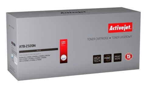 Toner Activejet ATB-2320N (zamiennik Brother TN-2320; Supreme; 2600 stron; czarny)