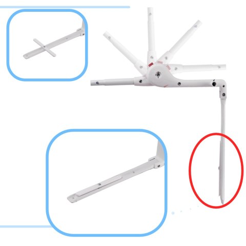 Barierka ochronna bramka osłonka do łóżka 90cm słonik