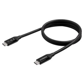 Kabel USB4/Thunderbolt 3 Edimax UC4-010TB V2 1m USB-C to USB-C czarny