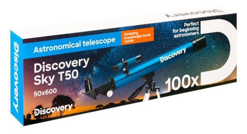 (CZ) Teleskop Discovery Sky T50 z książką