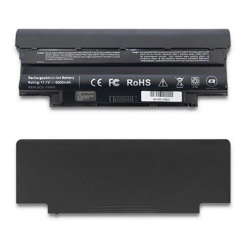 Qoltec Bateria do Dell N4010 | 14R | 6600mAh | 10.8-11.1V