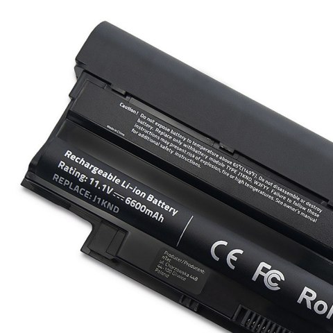 Qoltec Bateria do Dell N4010 | 14R | 6600mAh | 10.8-11.1V