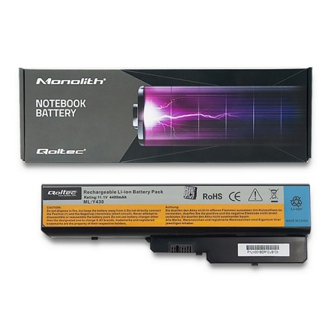 Qoltec Bateria do Lenovo IdeaPad V430a | 4400mAh | 10.8-11.1V