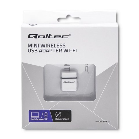 Qoltec Bezprzewodowy Mini Adapter USB Wi-Fi | Standard N