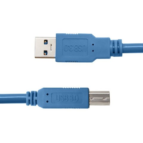 Qoltec Kabel USB 3.0 do drukarki A męski | B męski | 3m