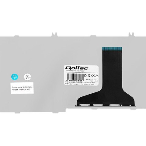 Qoltec Klawiatura do Toshiba Satellite C650