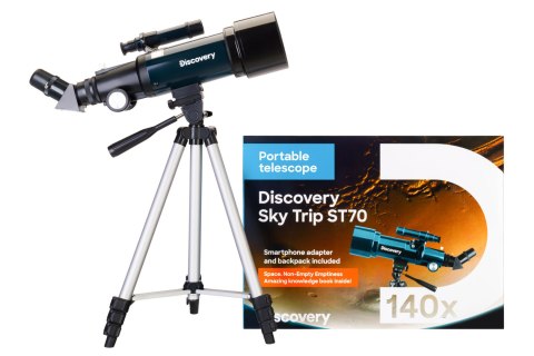 (PL) Teleskop Discovery Sky Trip ST70 z książką