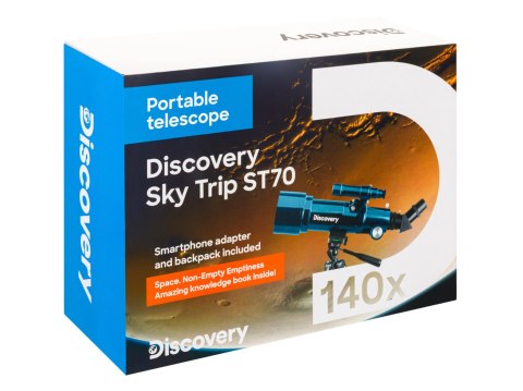(PL) Teleskop Discovery Sky Trip ST70 z książką