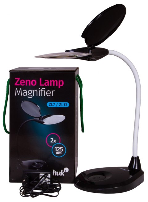 Czarna lupa Levenhuk Zeno Lamp ZL7