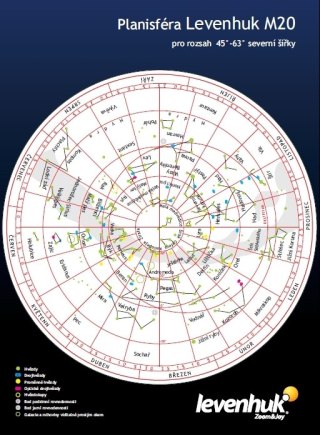 (CZ) Duża planisfera Levenhuk M20