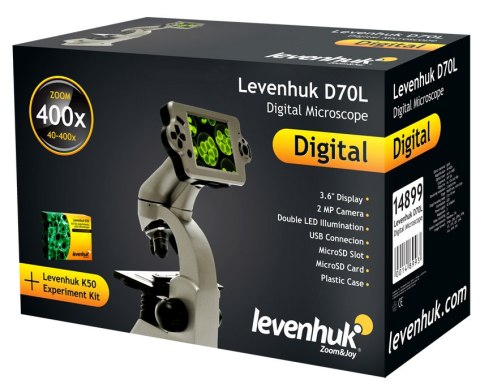 (DE) Biologiczny mikroskop cyfrowy Levenhuk D70L