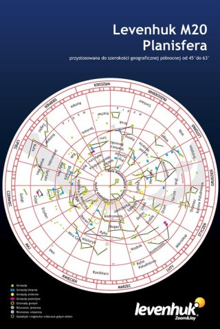(PL) Duża planisfera Levenhuk M20