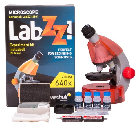 (CZ) Mikroskop Levenhuk LabZZ M101 Orange\Pomarańcza (CZ) Mikroskop Levenhuk LabZZ M101 Orange\Pomarańcza