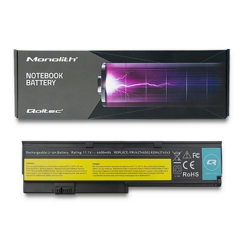 Qoltec Bateria do Lenovo x200 | x201 | 4400mAh | 10.8-11.1V