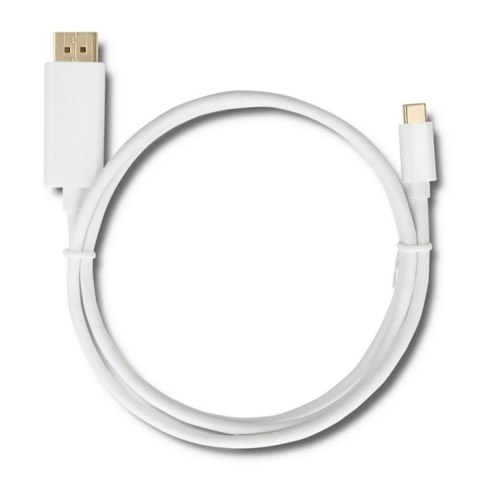 Qoltec DisplayPort Alternate mode | USB 3.1 typ C męski | Displayport męski | 5K | 1m Qoltec DisplayPort Alternate mode | USB 3.1 typ C męski | Displayport męski | 5K | 1m