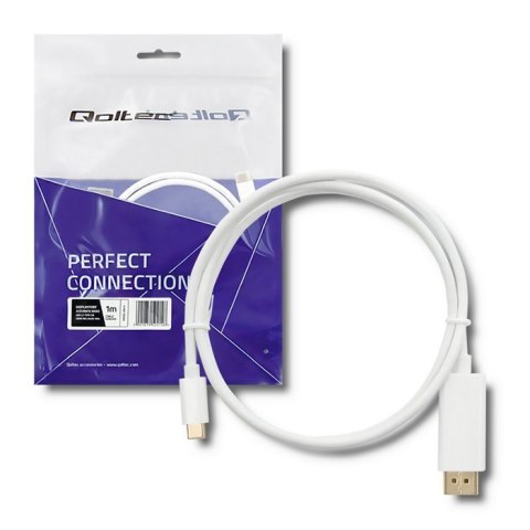 Qoltec Kabel USB 3.1 typ C męski/ HDMI A męski | 4K | Alternate mode | 1m