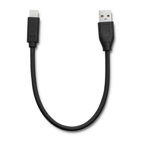 Qoltec Kabel USB 3.1 typ C męski | USB 2.0 A męski | 0.25m