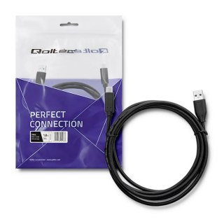 Qoltec Kabel USB 3.1 typ C męski | USB 3.0 A męski | 1.8m