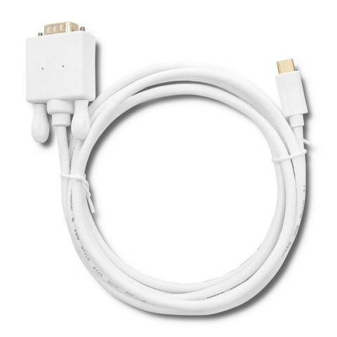 Qoltec Kabel USB 3.1 typ C męski/ VGA męski | FULL HD | Alternate mode | 2m