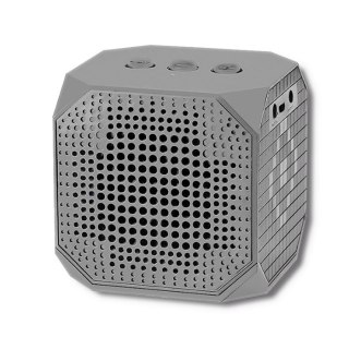 Qoltec Przenośny głośnik Bluetooth 3W | Double speaker | szary