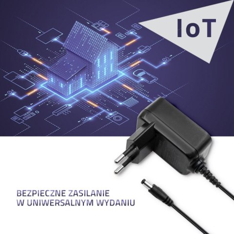 Qoltec Zasilacz wtyczkowy 9W | 9V | 1A | 5.5*2.5