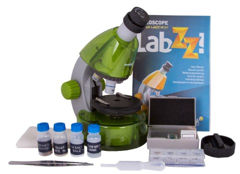 (DE) Mikroskop Levenhuk LabZZ M101 Lime\Limonka