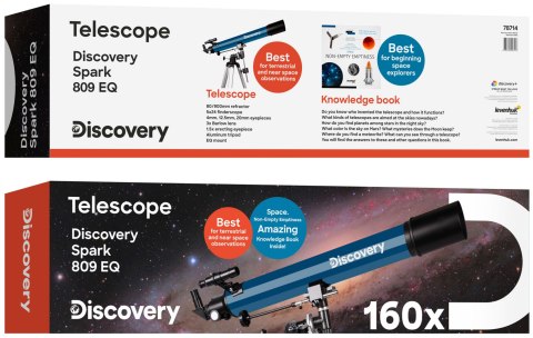 (BG) Teleskop Discovery Spark 809 EQ z książką