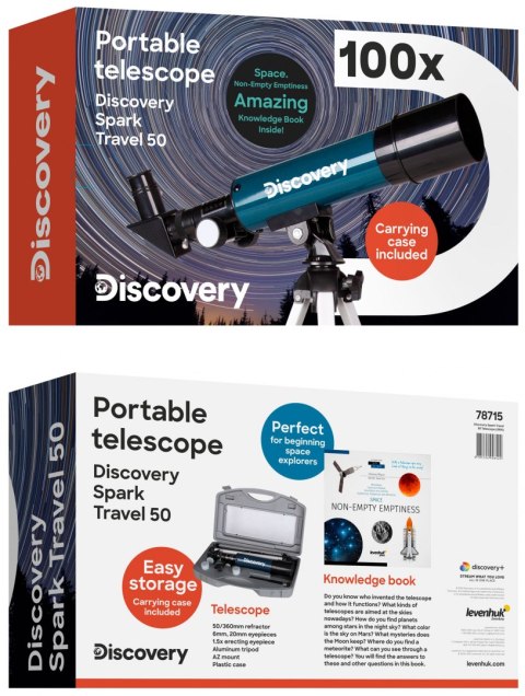 (BG) Teleskop Discovery Spark Travel 50 z książką