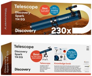 (CZ) Teleskop Discovery Spark 114 EQ z książką