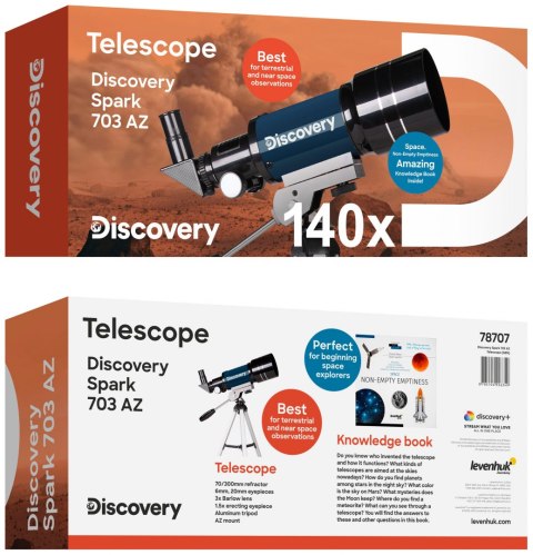 (CZ) Teleskop Discovery Spark 703 AZ z książką