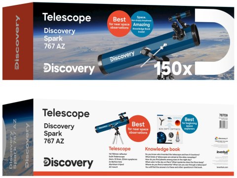 (CZ) Teleskop Discovery Spark 767 AZ z książką