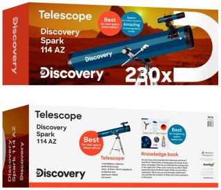 (ES) Teleskop Discovery Spark 114 AZ z książką