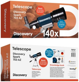 (ES) Teleskop Discovery Spark 703 AZ z książką