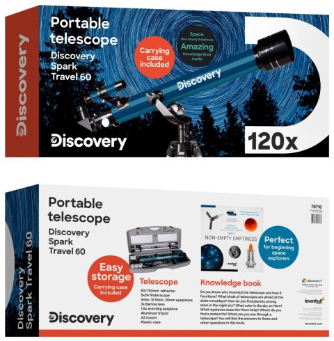 (BG) Teleskop Discovery Spark Travel 60 z książką