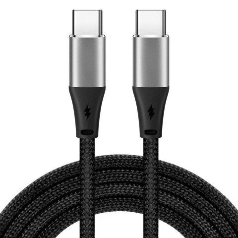 Kabel iBOX IKUTC2B USB-C 60W 2m Black