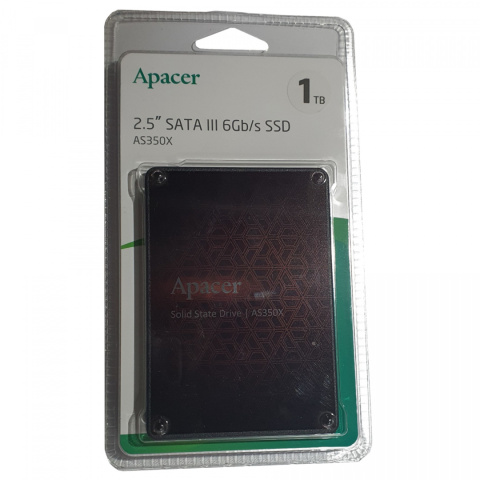 Dysk SSD Apacer AS350X 1TB SATA3 2,5" (560/540 MB/s) 7mm, TLC 3D NAND