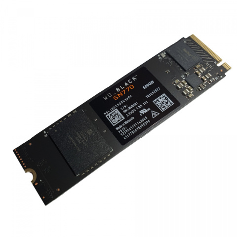 Dysk SSD WD Black SN770 WDS500G3X0E (500 GB ; M.2; PCIe NVMe 4.0 x4)