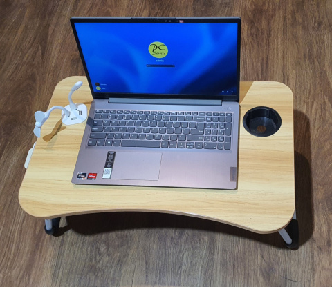 Stolik pod laptopa składany do łóżka podstawka USB