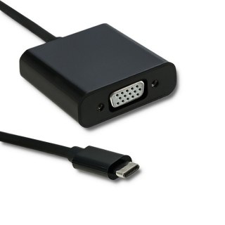 Adapter USB 3.1 typ C męski/VGA żeński | 1080P | 23 cm