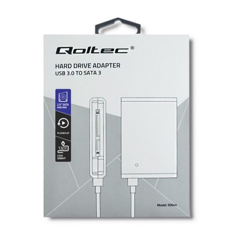 Qoltec Adapter USB 3.0 do dysków HDD/SSD 2.5" SATA3