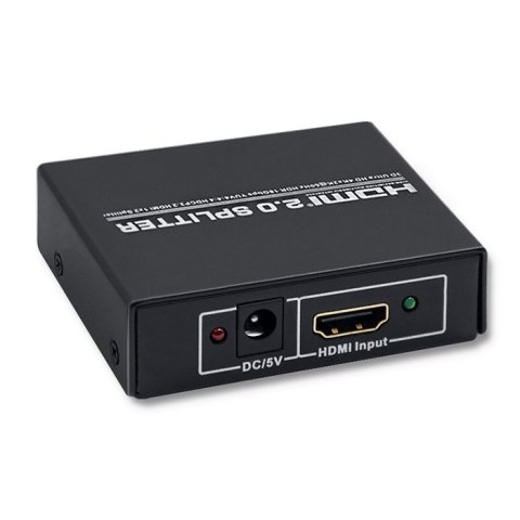 Qoltec Aktywny rozdzielacz Splitter HDMI v. 2.0 | 1x2