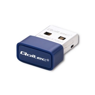 Qoltec Bezprzewodowy mini adapter WiFi Standard N | BT 4.0 USB