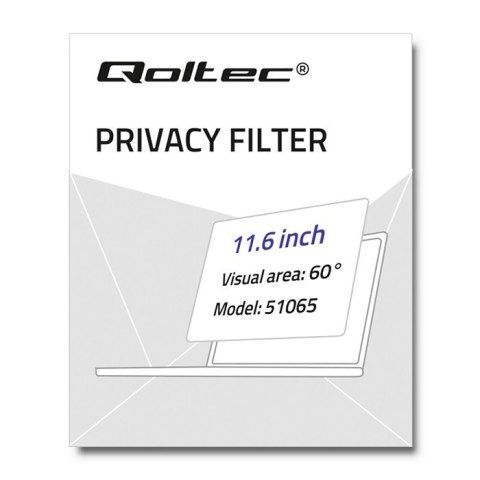 Qoltec Filtr prywatyzujący RODO do MacBook Air 11.6"